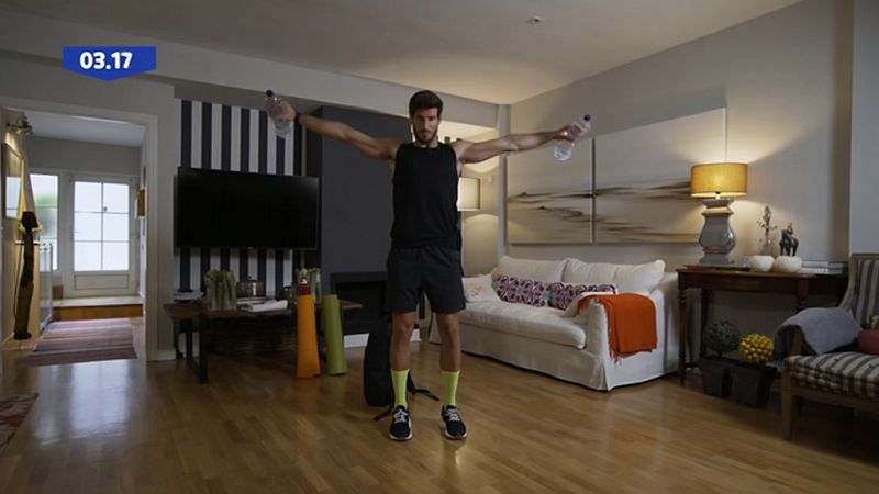 Programa 58 (Fuerza de parte superior del cuerpo) Muévete en casa - Programa 58 (Fuerza de parte superior del cuerpo) - ver ahora