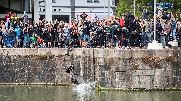 Reino Unido revisa sus símbolos y monumentos ante las protestas antirracistas