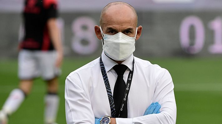 Telediario 1 - Cronología de la atípica vuelta del fútbol a España, a Vallecas