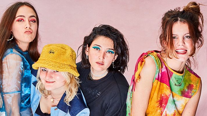 Telediario 1 - El grupo Hinds lanza 'The prettiest curse', su disco "más valiente"