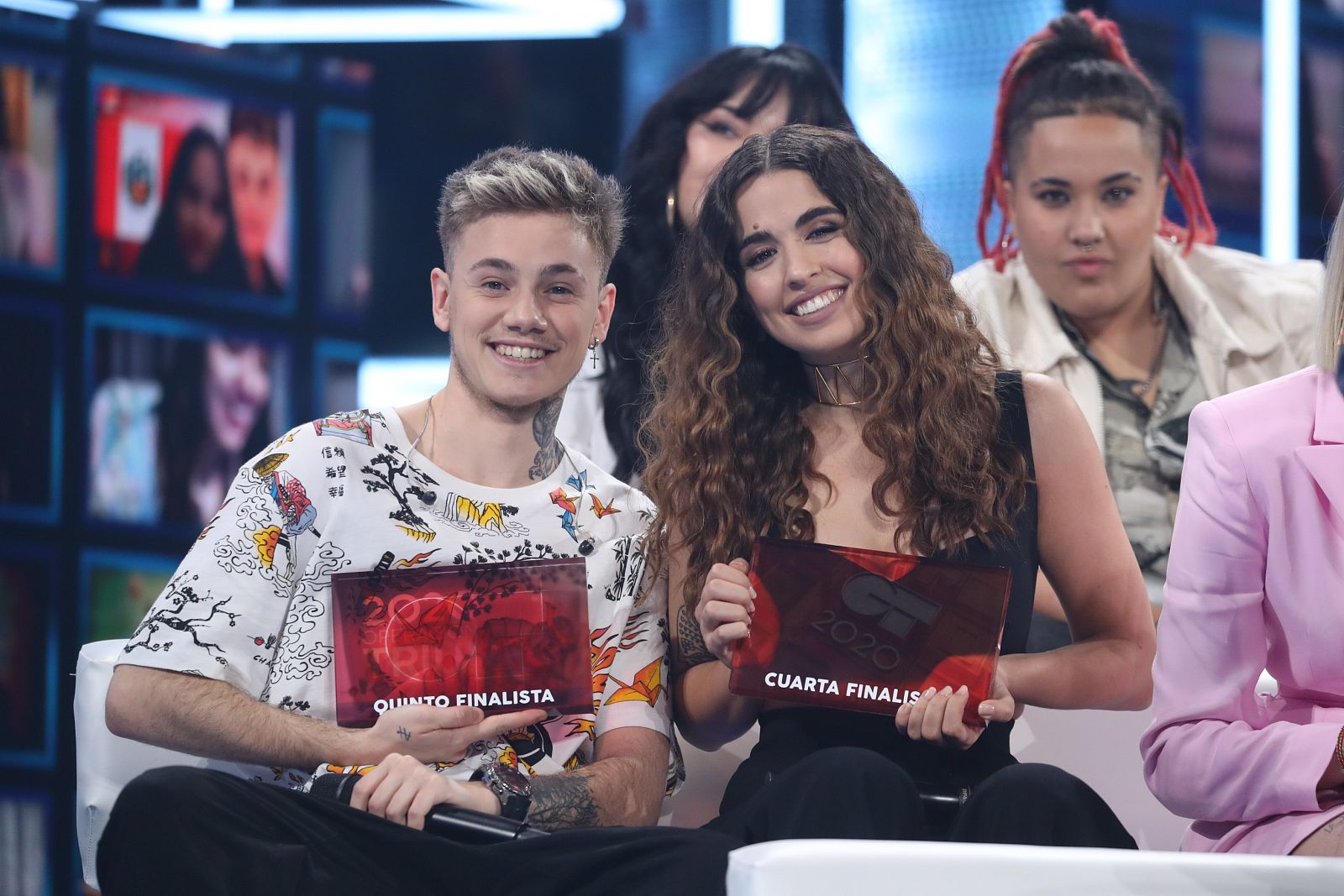 Anajú y Hugo, cuarta y quinto finalistas de OT 2020