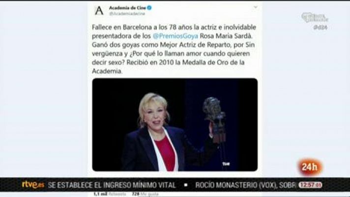 Muere la actriz Rosa María Sardà a los 78 años