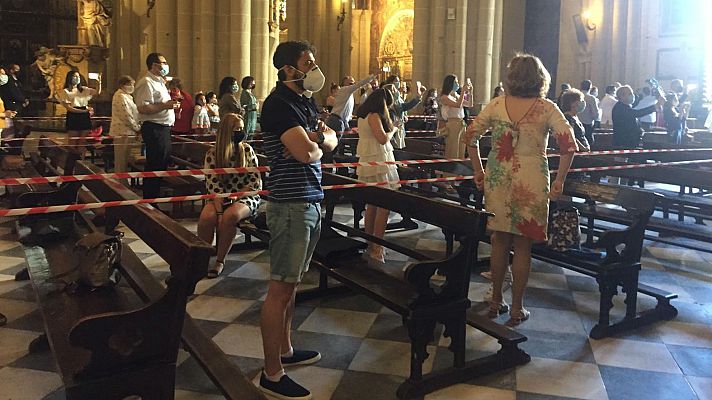 Toledo celebra su Corpus Christi más atípico por el COVID-19