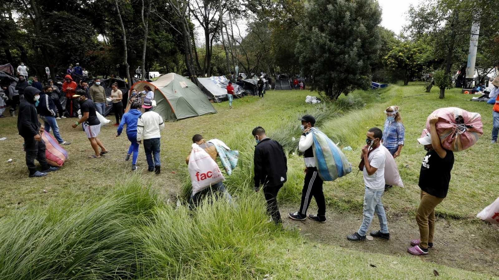 El coronavirus empuja a miles de venezolanos a regresar a su país