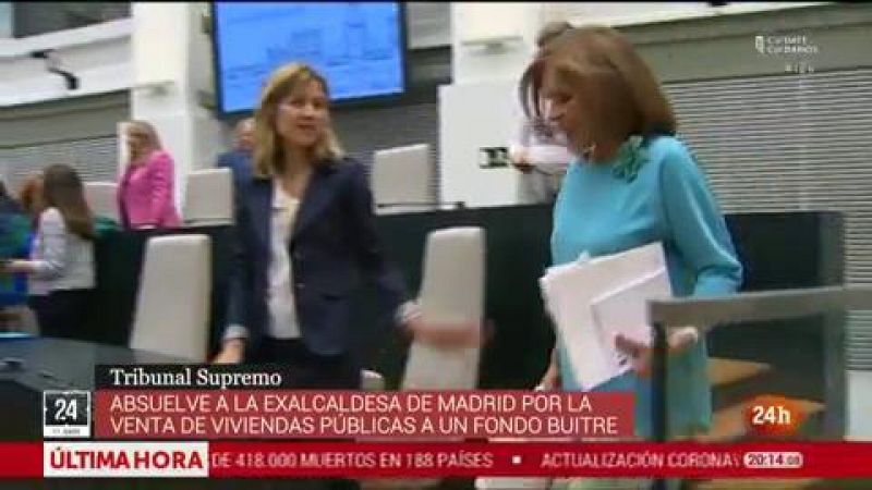 El Supremo confirma la absolución a Ana Botella por la venta de viviendas sociales a fondos buitre 