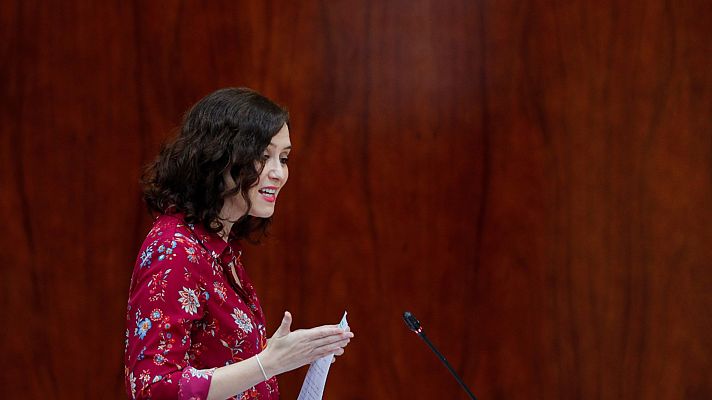 Telediario 1 - Ayuso anuncia una investigación sobre las residencias y niega "orden" alguna para denegar el traslado al hospital