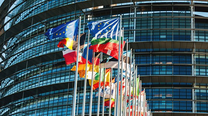 Telediario 1 - Calviño deja en manos de Sánchez su candidatura al Eurogrupo