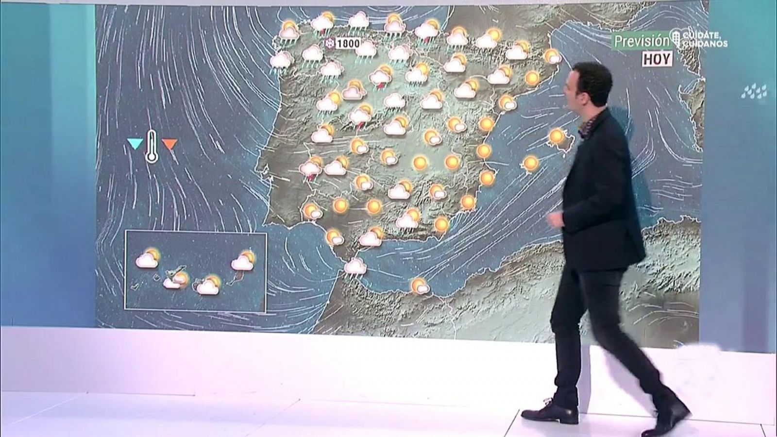 Precipitaciones fuertes en el norte y temperaturas anormalmente bajas