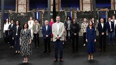 Los Reyes se reúnen con representantes de la cultura  como Juan Echanove, Ara Malikian, María Adánez o Carlos Jean