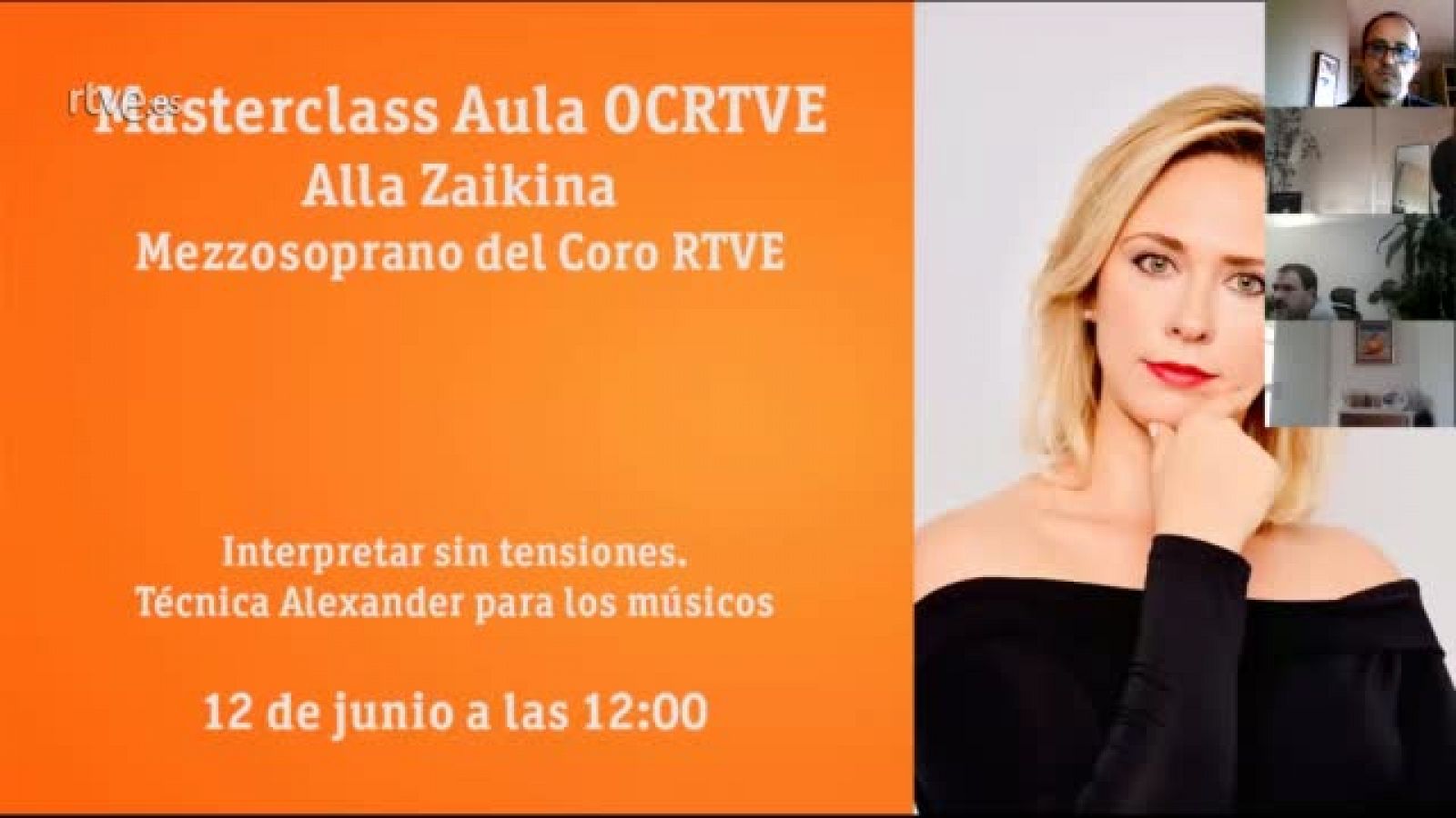Orquesta y Coro de RTVE: Masterclass Aula OCRTVE Alla Zaikina 12 de junio | RTVE Play