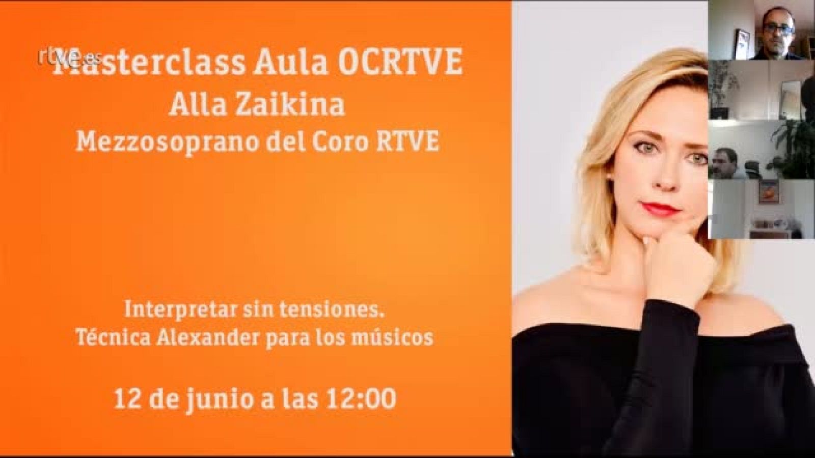 Masterclass Aula OCRTVE Alla Zaikina 12 de junio