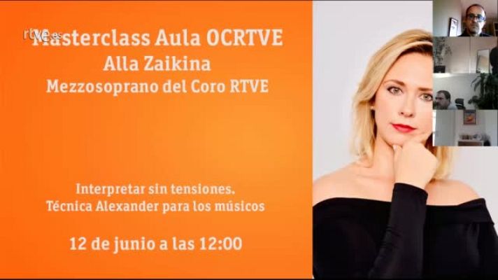 Orquesta y Coro de RTVE - Masterclass Aula OCRTVE Alla Zaikina 12 de junio