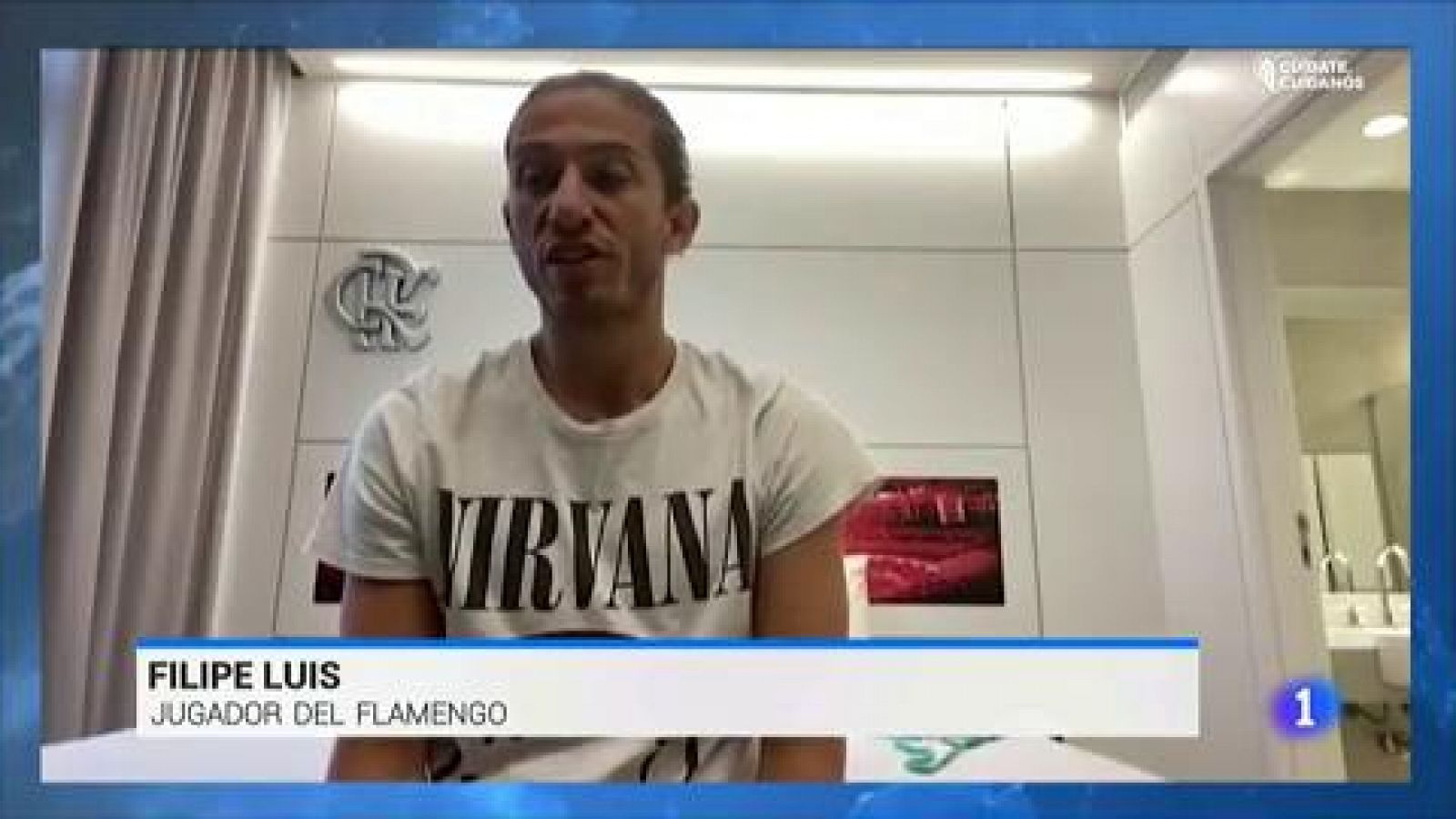 Telediario 1: Filipe Luis: "El Atlético es capaz de lo imposible. El partido de Liverpool lo he visto ya tres veces" | RTVE Play