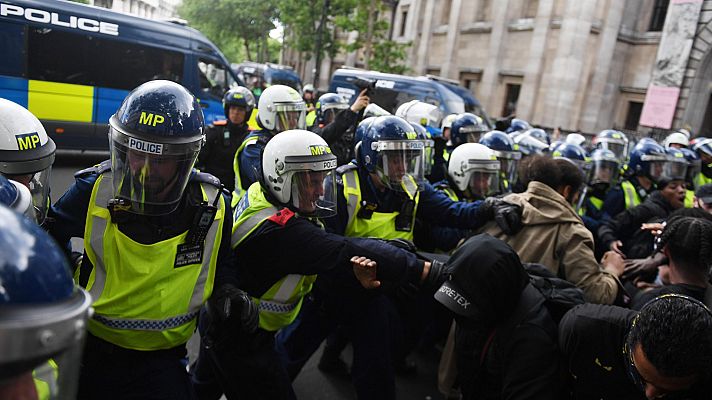 Informativo 24h - Incidentes en Londres en las marchas antirracistas