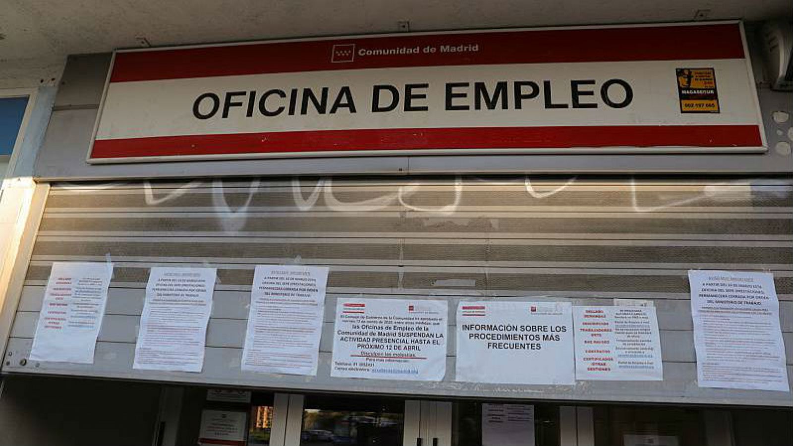 Las oficinas de empleo reabrirán el lunes con miles de ERTE pendientes - RTVE.es
