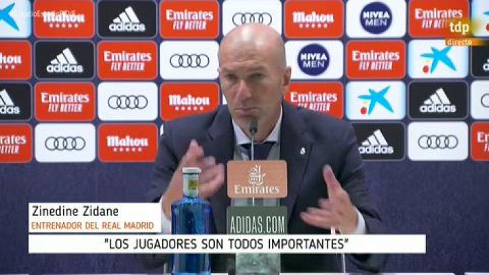 Zidane: "Nos relajamos en la segunda parte"