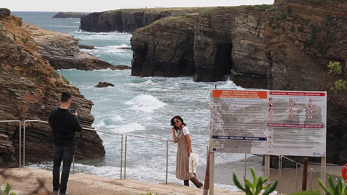 Telediario 1 - Galicia abandona el estado de alarma y se convierte en la primera comunidad en alcanzar la nueva normalidad
