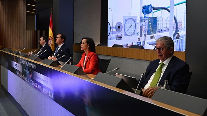 Telediario 1 - La CEOE reúne a los grandes empresarios del país para definir la reconstrucción tras el coronavirus