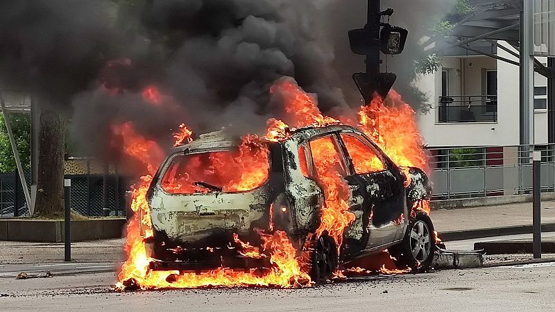 Disturbios: choques violentos en la ciudad francesa de Dijon