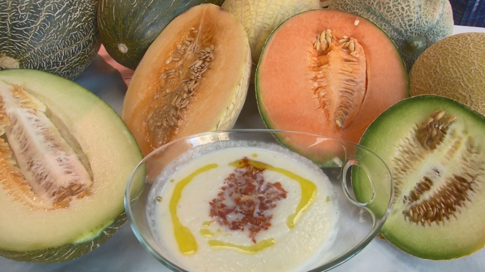 Receta de crema de melón fresquita 