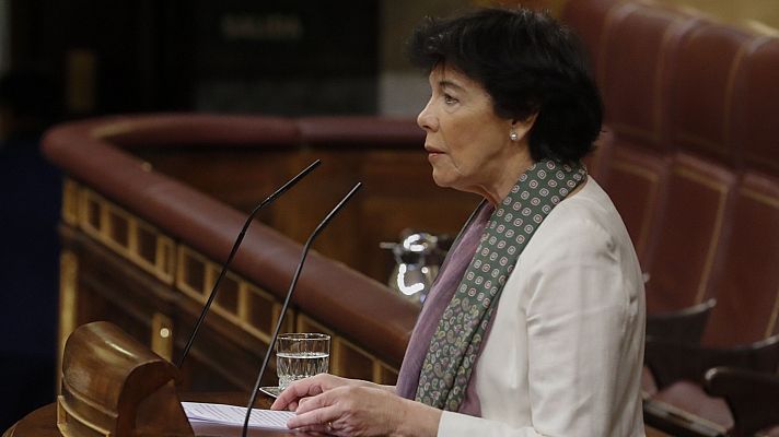 Informativo 24h - Celaá advierte que rechazar la LOMLOE es "defender  el mantenimiento" de la política de recortes del PP