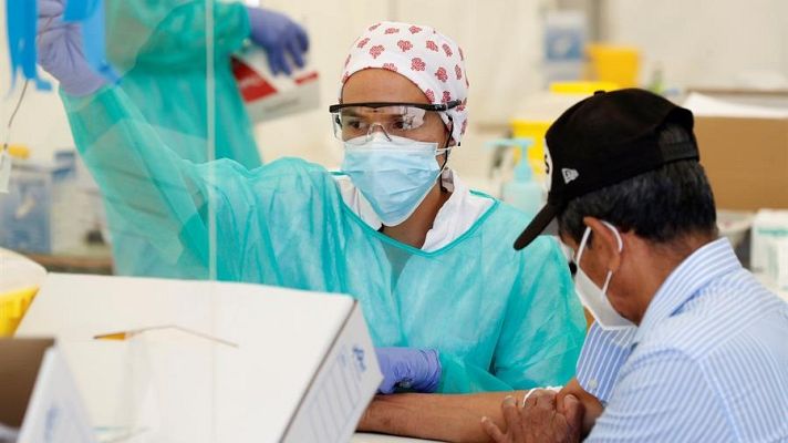 Telediario 1 - Más del 20 % de los vecinos de Torrejón de Ardoz tiene anticuerpos frente al coronavirus