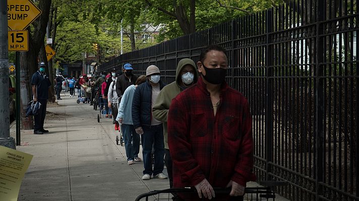 Telediario 1 - Menos donaciones, más demanda de ayudas