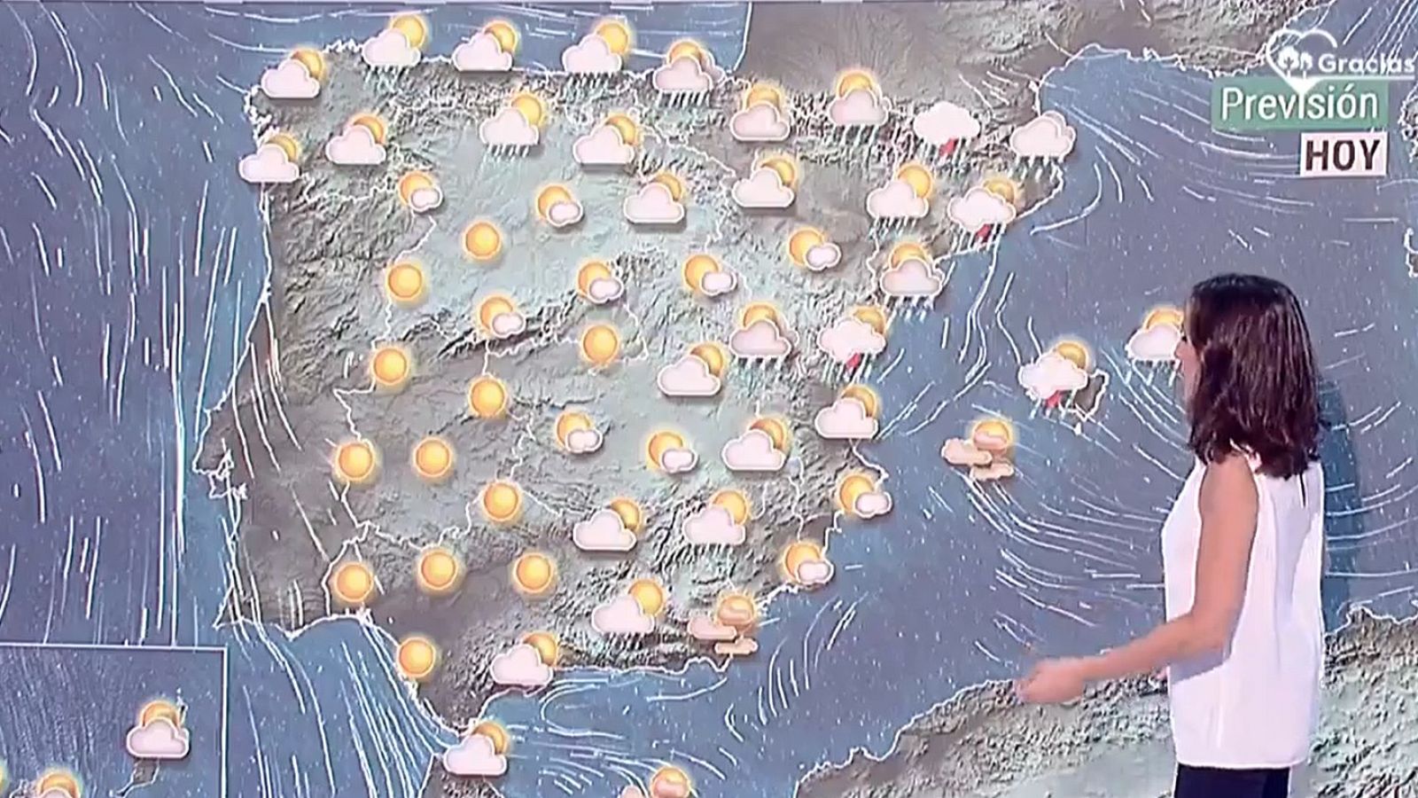 Chubascos fuertes en los Pirineos y el noreste de Cataluña mientras suben las temperaturas en el interior