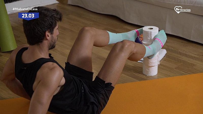 Programa 64 (Abdomen y flexibilidad) Muévete en casa - Programa 64 (Abdomen y flexibilidad) - ver ahora