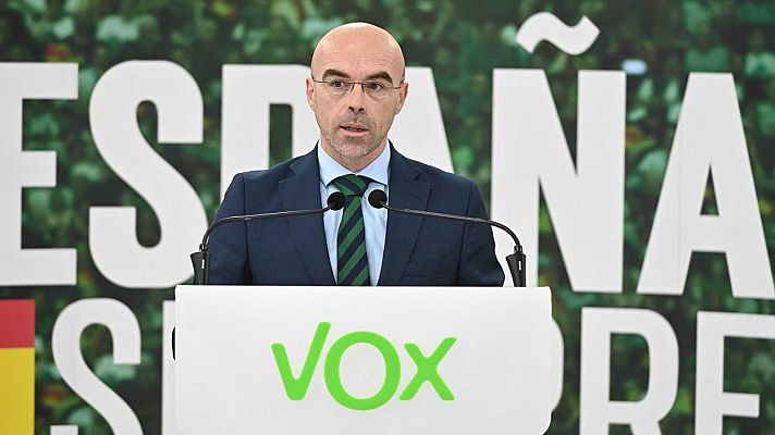 Los desayunos - Buxadé (Vox) dice que las ayudas de la UE deben dirigirse "exclusivamente" al empleo y la economía y que España debe "tener compromiso" con su devolución