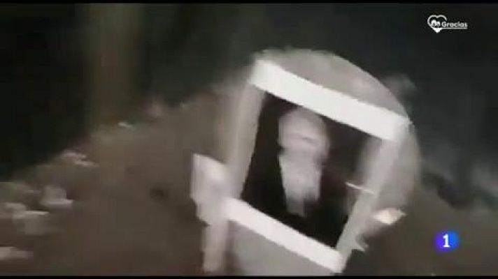 Telediario 1 - La Abogacía del Estado denunciará ante la Fiscalía un vídeo en el que un hombre dispara a fotos de Sánchez e Iglesias