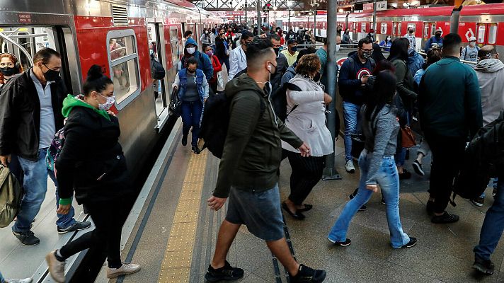 Telediario 1 - Brasil inicia una reapertura entre aglomeraciones