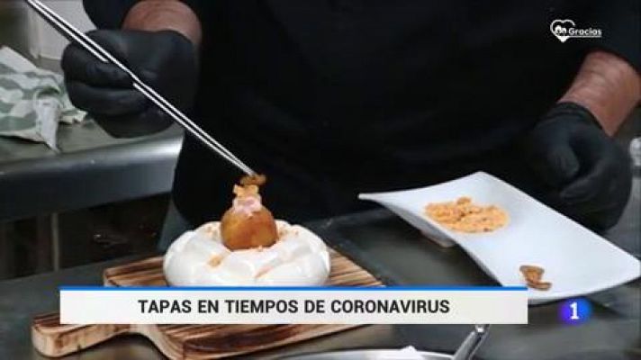 Telediario 1 - El 'Día mundial de la tapa' se reinventa por la cuarentena del coronavirus