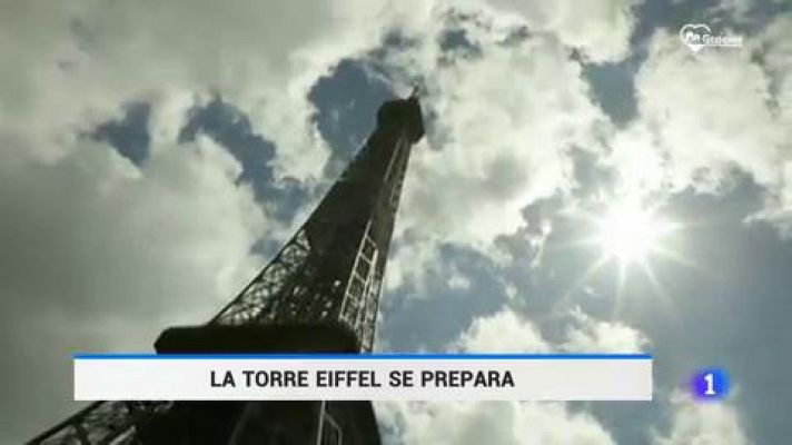 La torre Eiffel se prepara para la reapertura, tras dos meses cerrada por el coronavirus