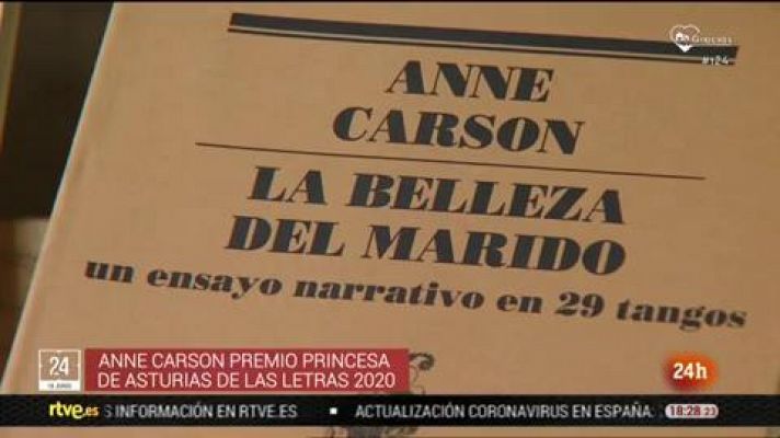 La canadiense Anne Carson, galardonada con el Premio Princesa de Asturias de las Letras