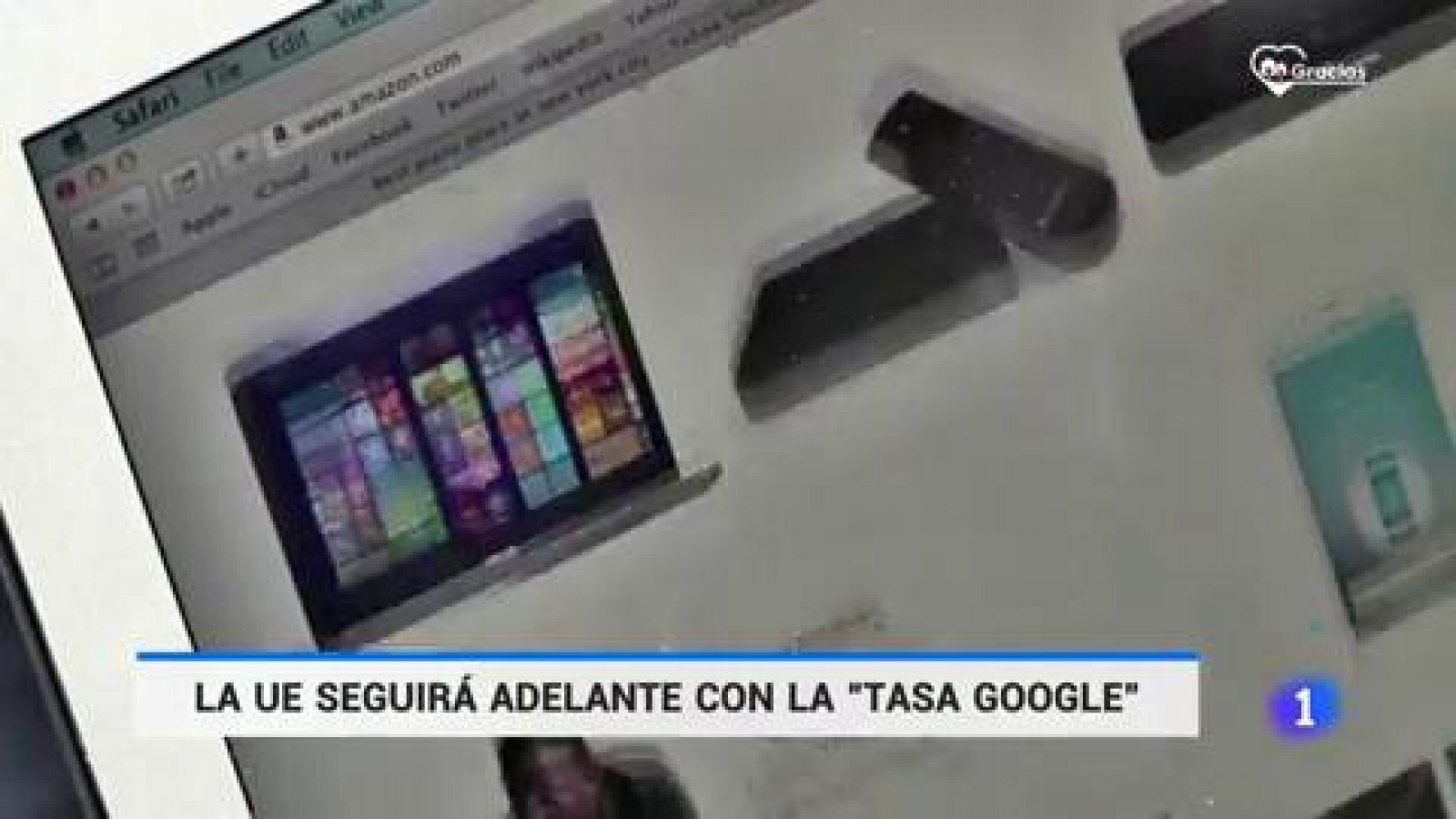 Telediario 1: La UE seguirá adelante con la 'tasa Google' a pesar de las amenzas de sanción por parte de EE.UU.  | RTVE Play