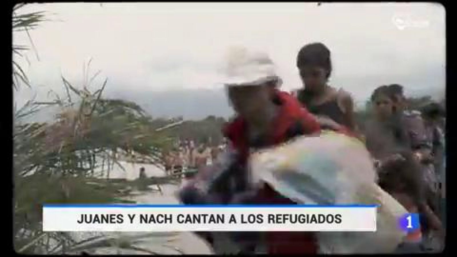 Telediario 1: "Pasarán", el himno de Juanes y Nach en apoyo a los refugiados | RTVE Play