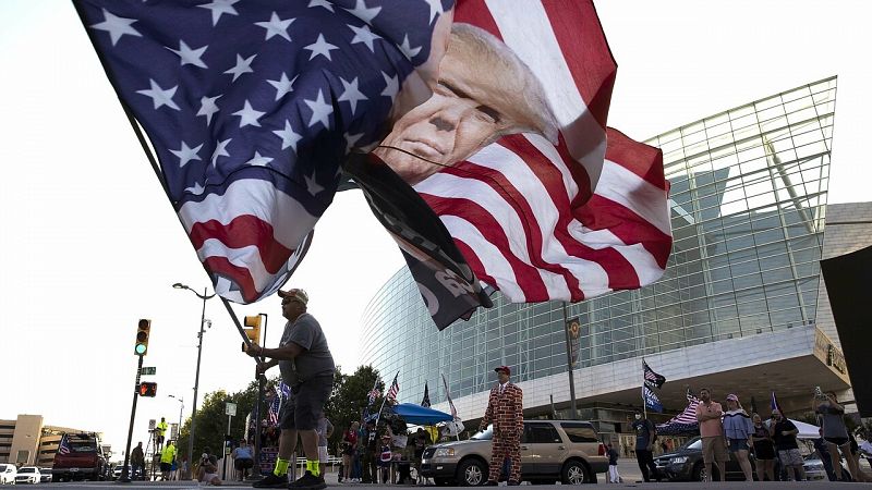 Trump retoma la campaña electoral en Oklahoma tras la pandemia