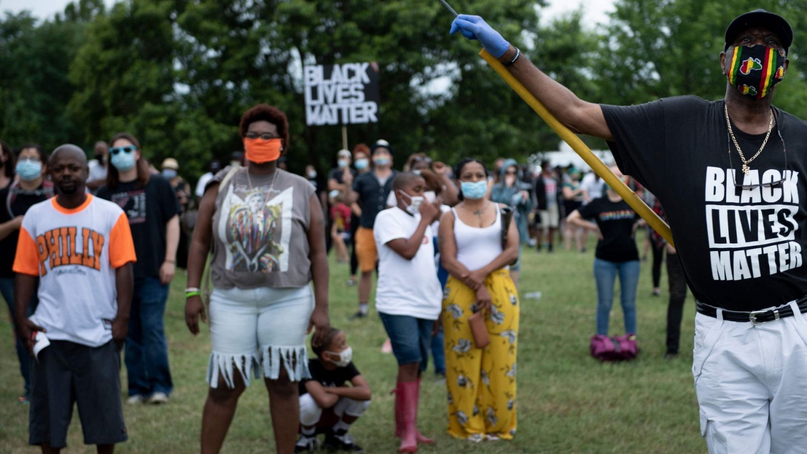 Las manifestaciones del movimiento 'Black Lives Matter' en EE.UU. transforman 'Juneteenth' en día de protesta - RTVE.es