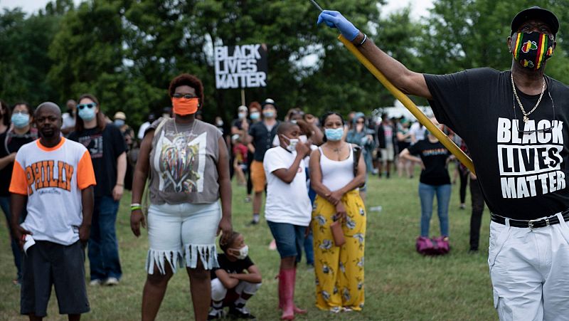 Las manifestaciones del movimiento 'Black Lives Matter' en EE.UU. transforman 'Juneteenth' en día de protesta