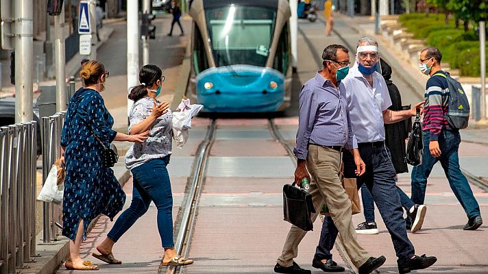 Telediario 1 - Más de 550 contagios en dos empresas españolas en Marruecos