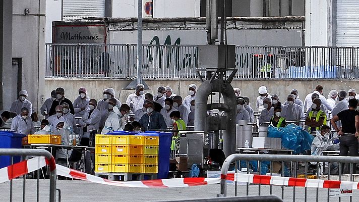 Las autoridades sanitarias en alerta ante los rebrotes de coronavirus en varias empresas