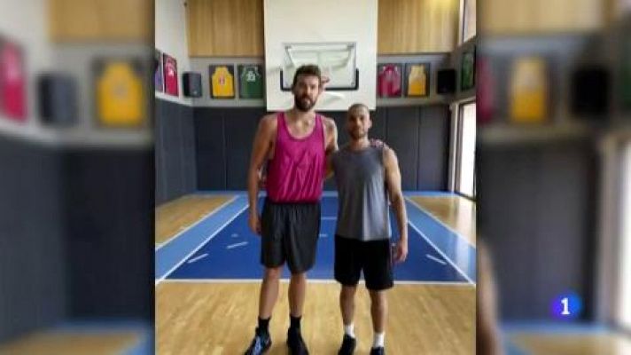 Marc Gasol se pone a tono durante el confinamiento