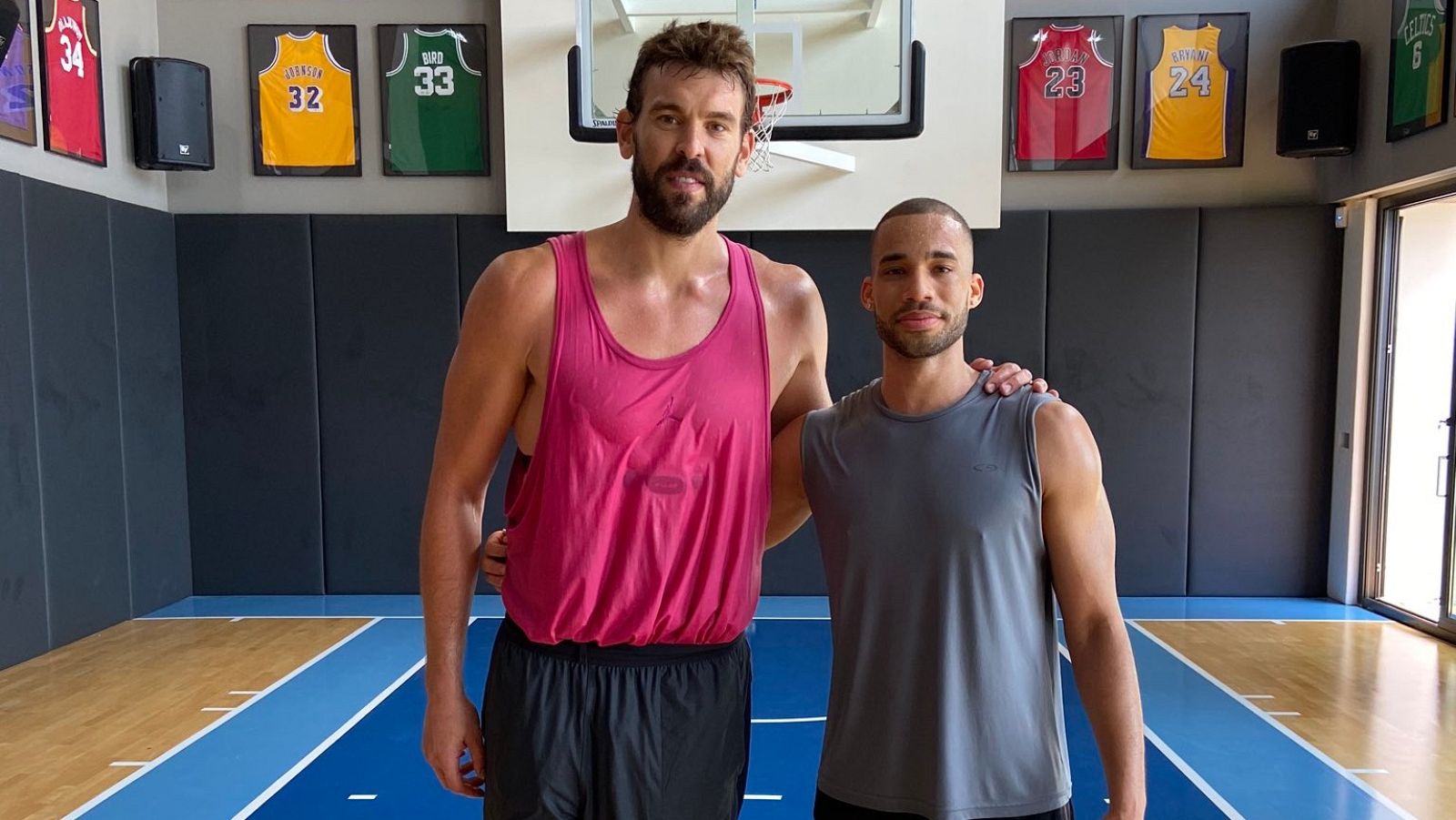 Marc Gasol se pone a tono durante el confinamiento