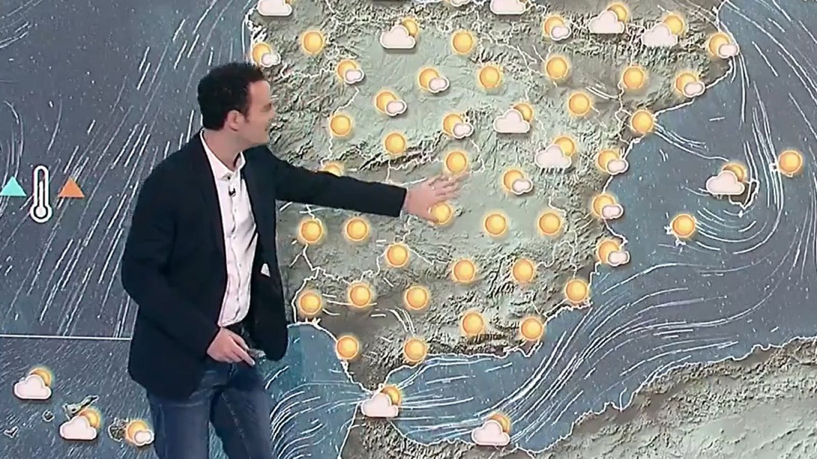 Cielo despejado y temperaturas muy altas en todo el país