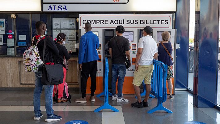 Aumentan las salidas de viajeros en tren, coche y autobús ya sin restricciones de movilidad