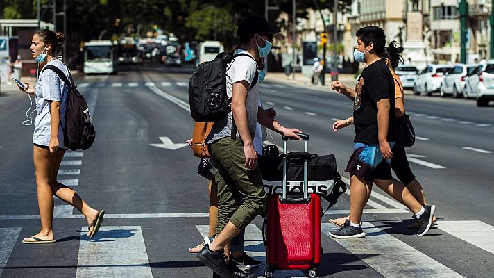 Primer día laborable en la 'nueva normalidad'