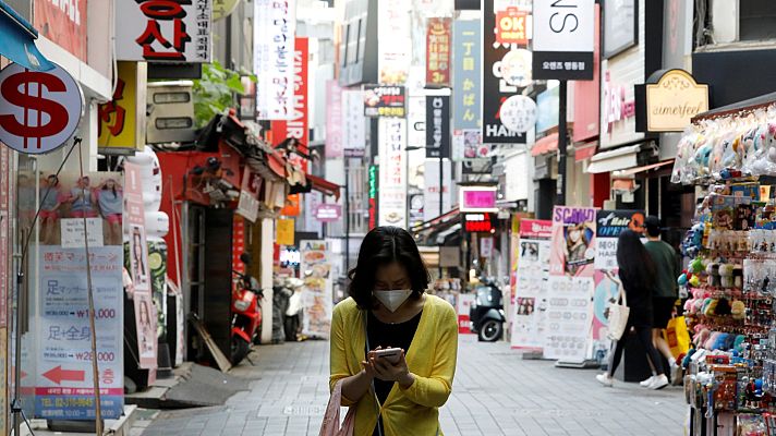 Telediario 1 - Segunda ola del virus en Corea del Sur: 17 casos en 24 horas