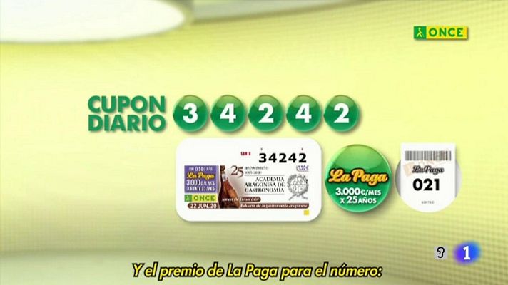 Sorteos ONCE - Sorteo ONCE - 22/06/20