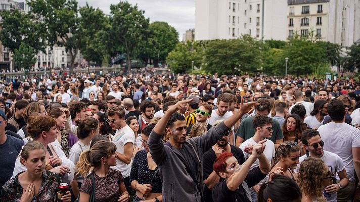 Indignación en Francia por fiestas multitudinarias en pleno desconfinamiento